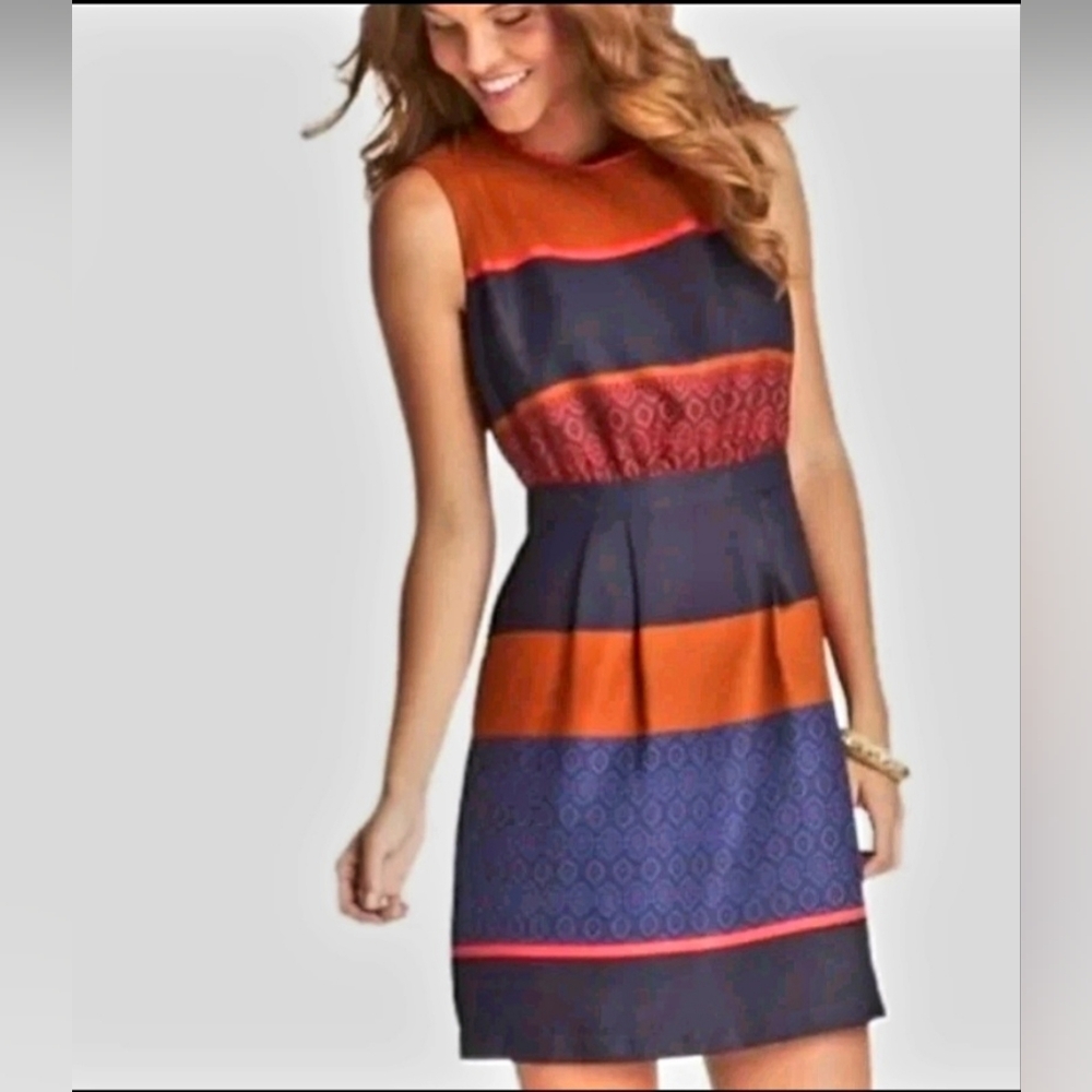 Ann Taylor Loft Mosaic Petite Dress